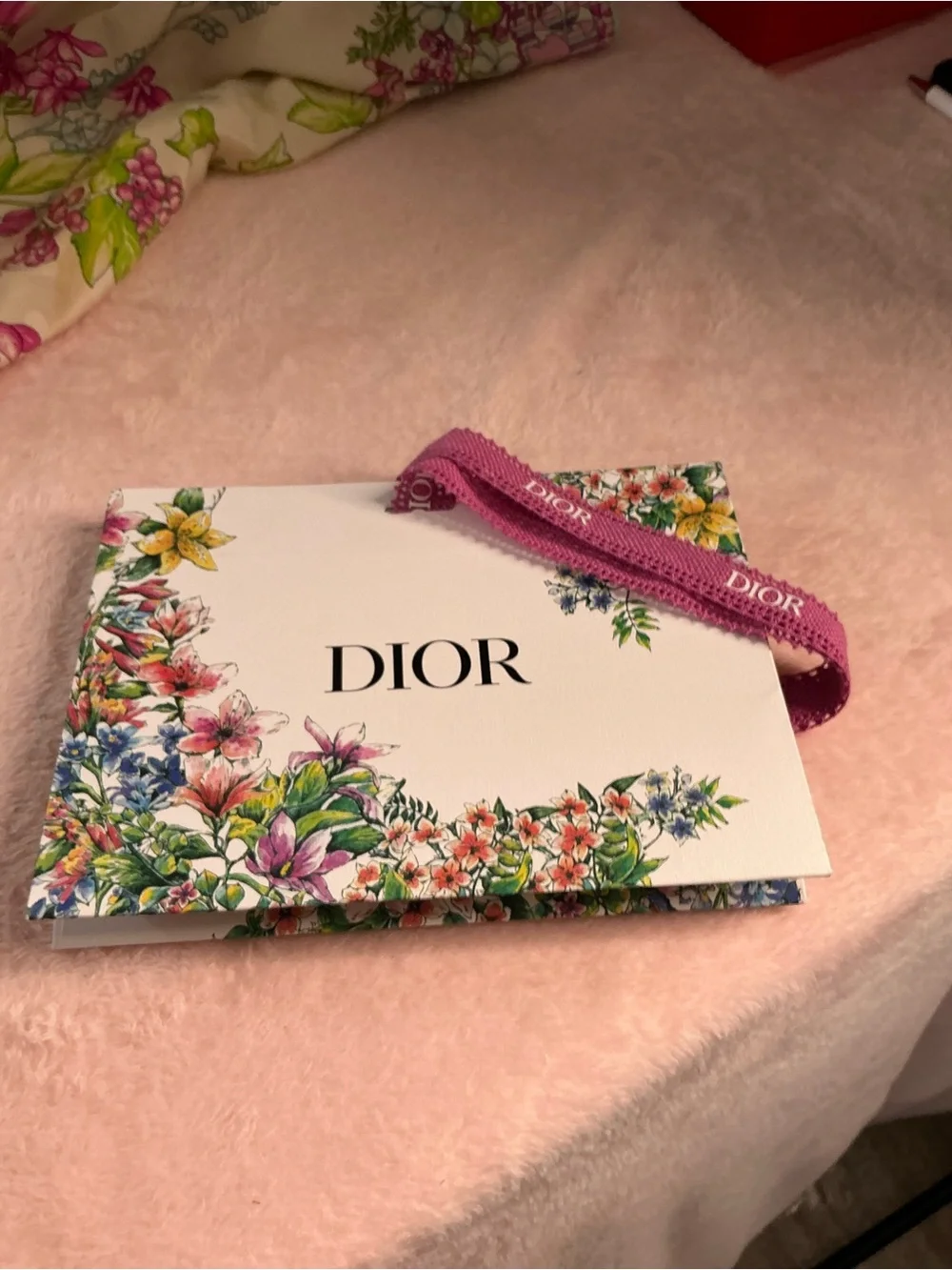 Dior Limited Edition Floral Decorative Gift Bag
